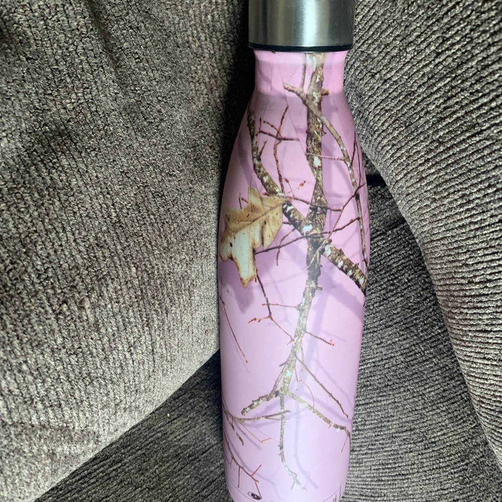 Mossy oak pink hot/cold tumbler